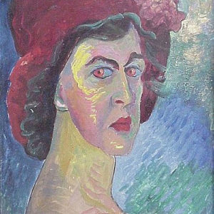 Fauvist Self Portrait Inspired By Von Werefkin