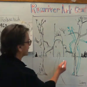 Richard Holzschuh Haunted House Drawing Project