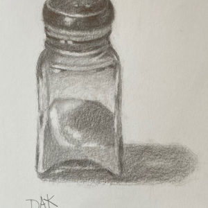 Salt Shaker Pencil Drawing Lesson with Deborah Ann