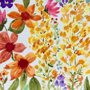 Watercolor Wildflower Project with MaryLeah