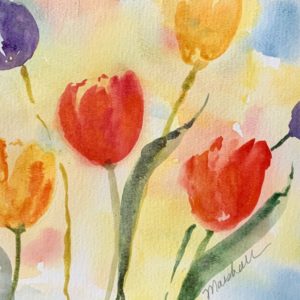 Tulips Watercolor Project