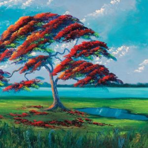 Tropical Landscape Project Inspired by the Highwaymen